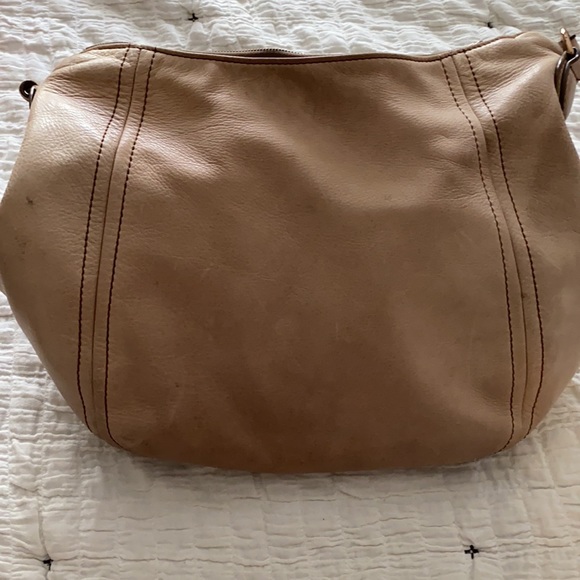 Jcrew leather tan-ish hobo bag - Picture 4 of 4